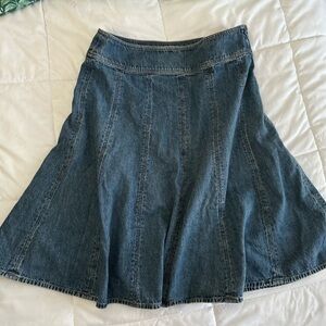 Vintage Jones New York Denim A-Line Boho Y2K Skirt